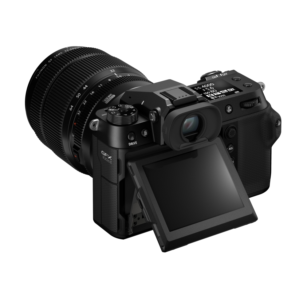 GFX100S Ⅱ_back_left_diagonal_up_GF32-64mm